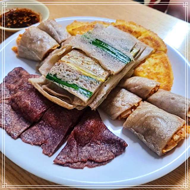 강원 영월 서부시장 맛집 전국 택배 주문 메밀전병