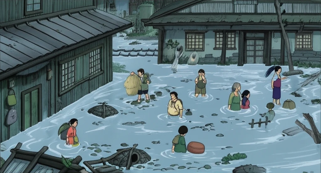 갑작스러운 하천 범람 피해, 어떻게 ..