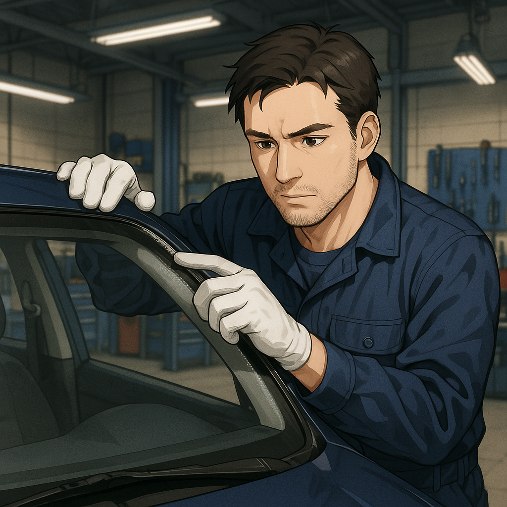 차 유리 테두리에 생기는 하얀 자국의 원인과 예방 방법