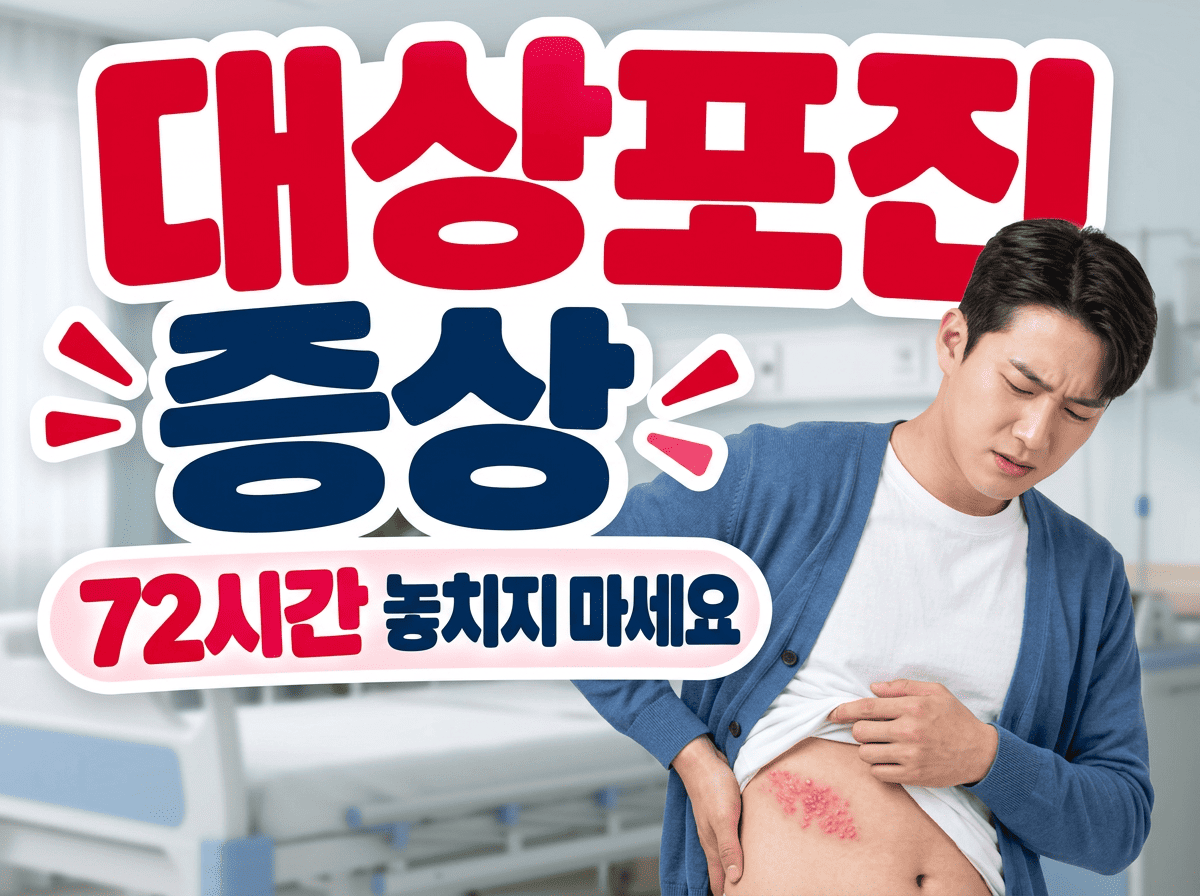 대상포진증상과 발진 후 72시간 치료 중요성