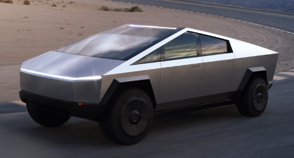 테슬라 사이버트럭 주행모습