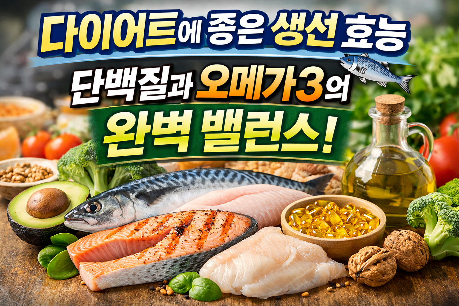 다이어트에 좋은 생선 효능