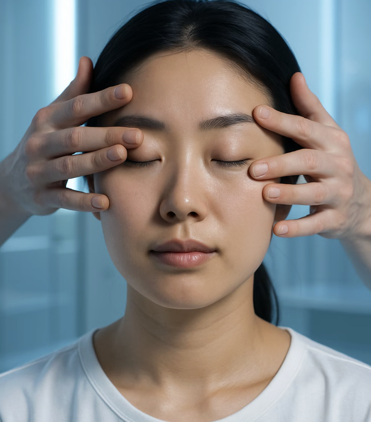 잠자는 눈을 깨우는 눈 주변 마사지