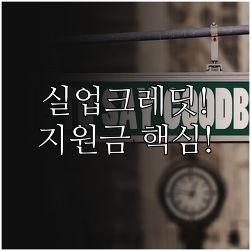 실직자를 위한 2025 실업크레딧 혜..