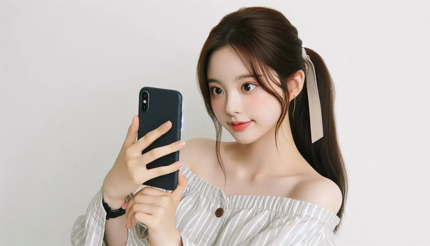 바이낸스-선물거래-방법을-알아보는-여성의-모습