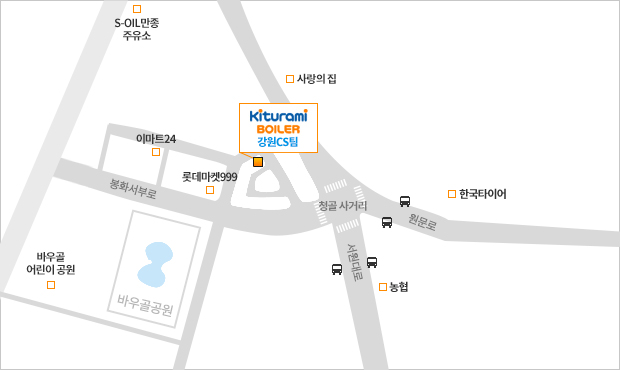 귀뚜라미보일러 고객센터 - 강원CS센터