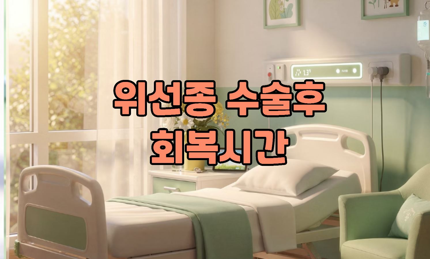 위선종 수술후 회복시간