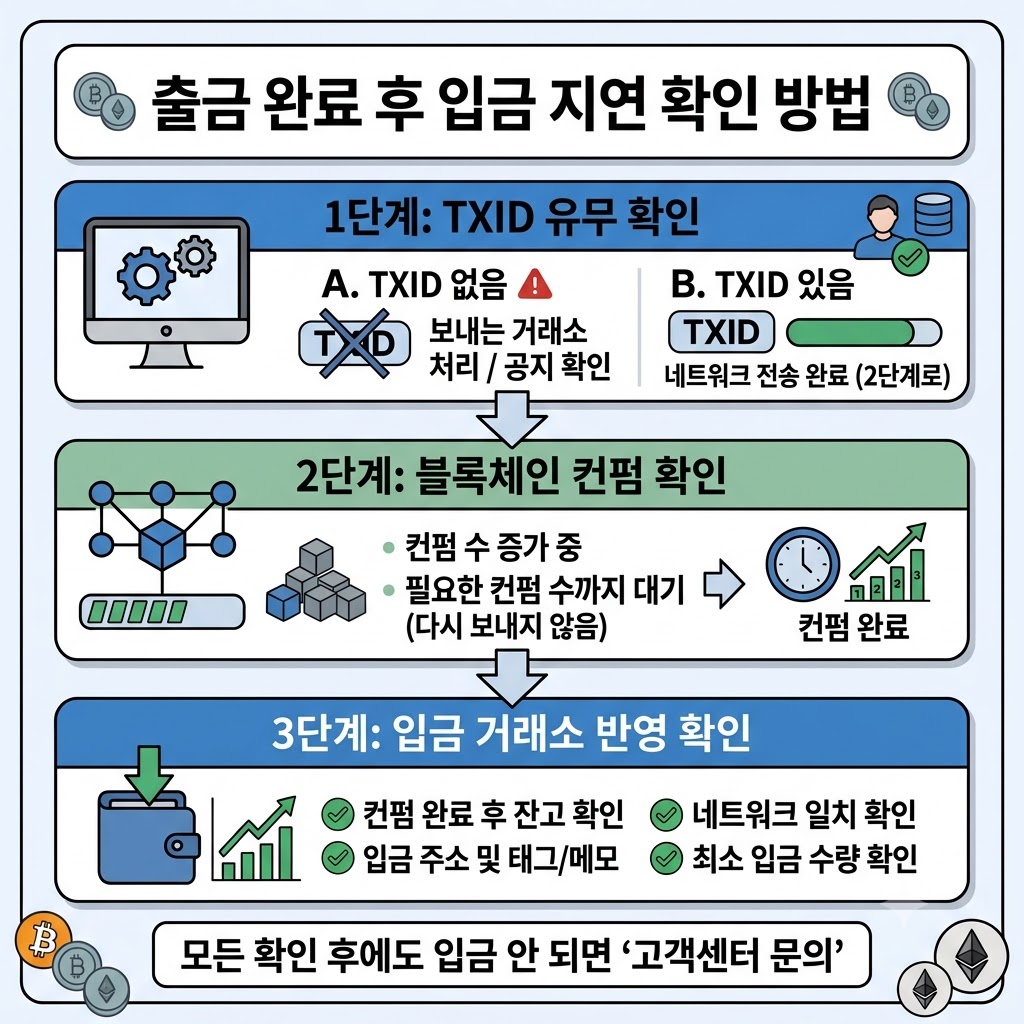 TXID와 컨펌 확인 방법