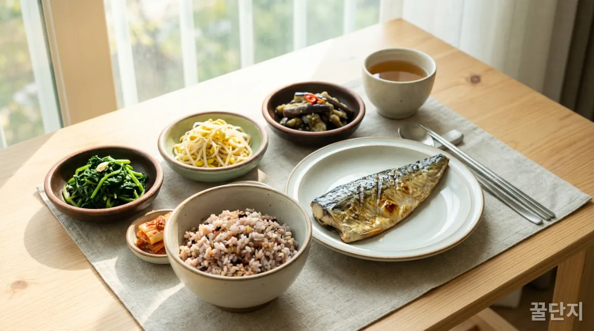 혈당 스파이크를 예방하는 건강한 한식 식단