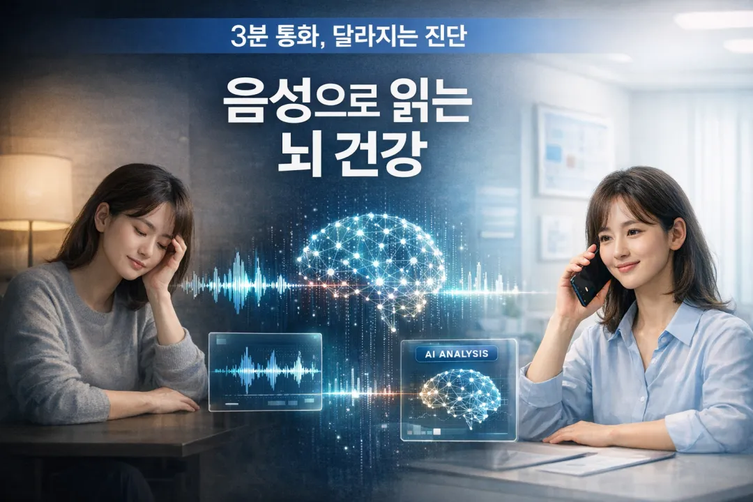 음성분석 AI로 우울증&middot;치매 잡는다? 2026년 조기진단 현실 점검