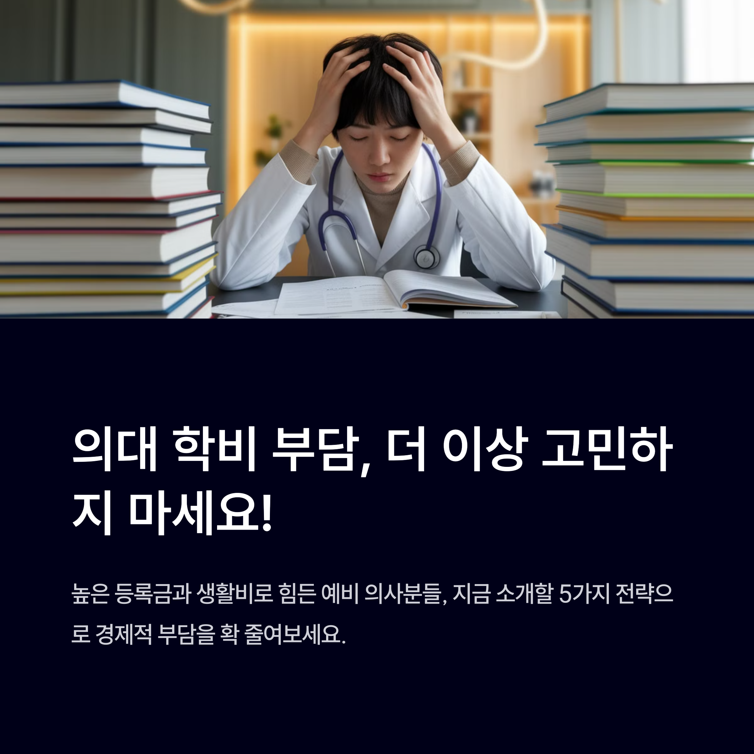 의대 학비 부담 줄이는 5가지 방법 관련 이미지