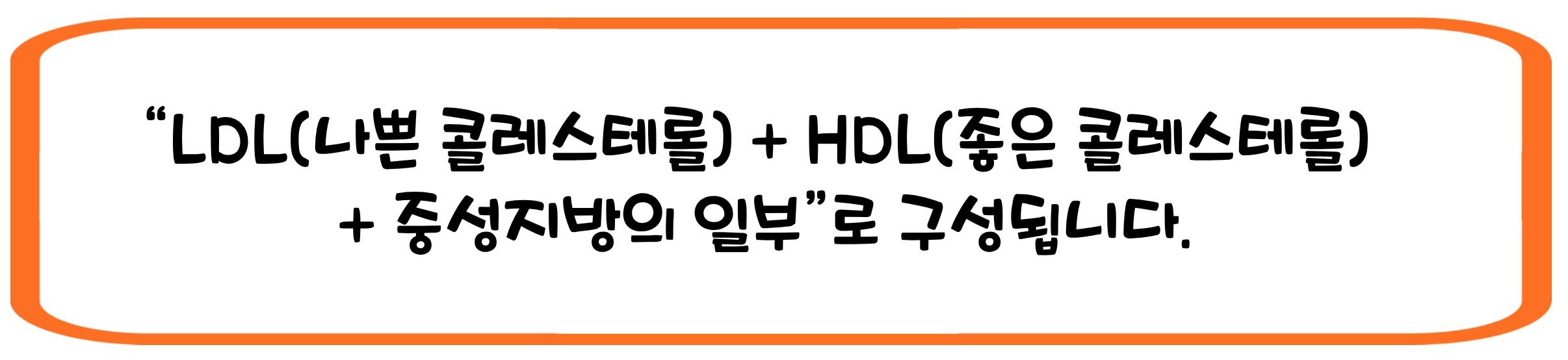 총 콜레스테롤 이란