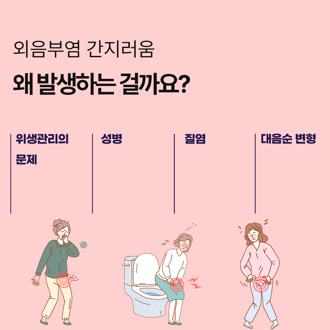 논현산부인과
외음부염 간지러움
외음부염 간지러움 원인