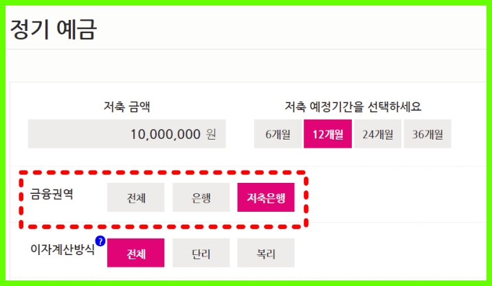 저축은행 알아보기