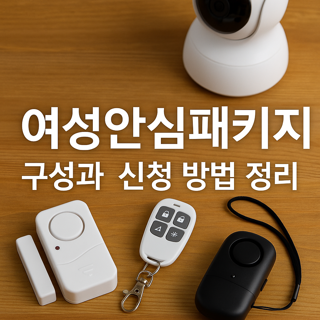 여성안심패키지 구성과 신청 방법 정리