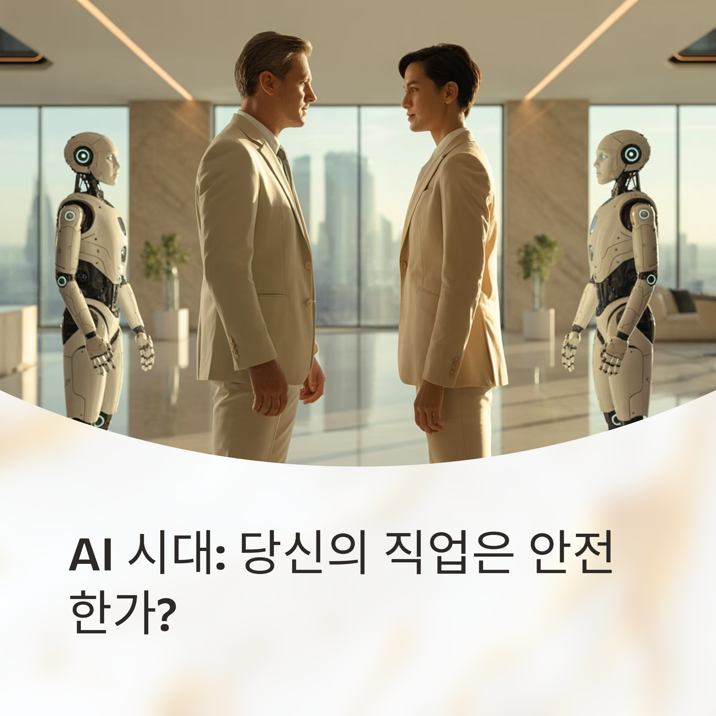 '사무직의 종말' vs '인간의 증강', AI 거인들의 상반된 예언 속 우리의 생존 전략