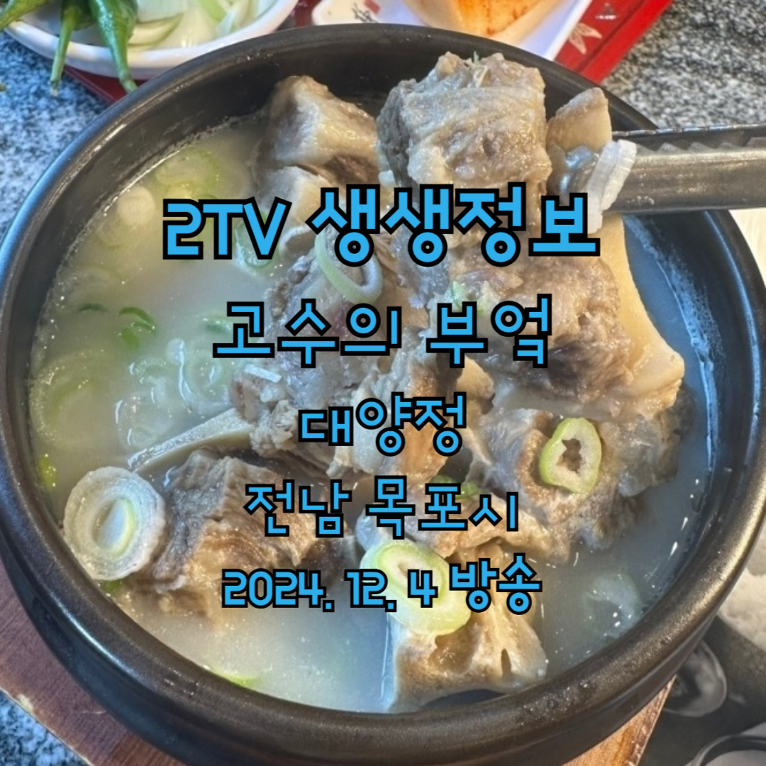 2TV 생생정보 고수의 부엌 대양정