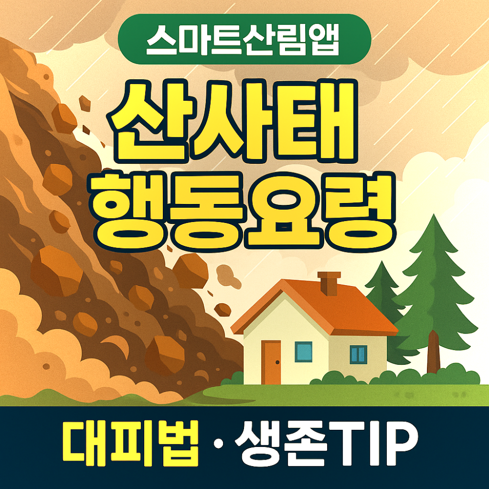 집중호우 대처법 – 침수·산사태 행동요령 총정리 이미지