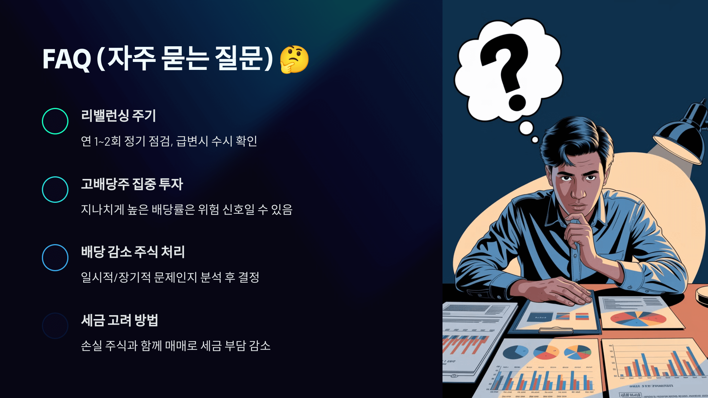 배당주 리밸런싱, 최적의 타이밍과 방법 공개 FAQ 슬라이드 사진