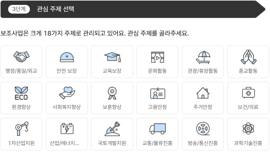 보조금통합포털