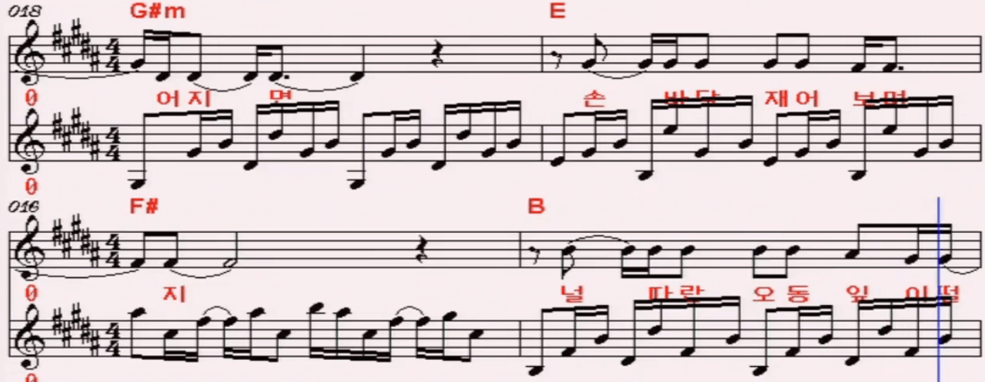 송창식 나의 기타이야기 악보