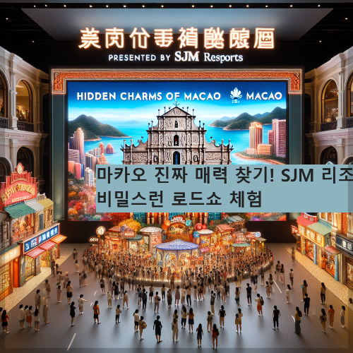 마카오 진짜 매력 찾기! SJM 리조트와 비밀스런 로드쇼 체험