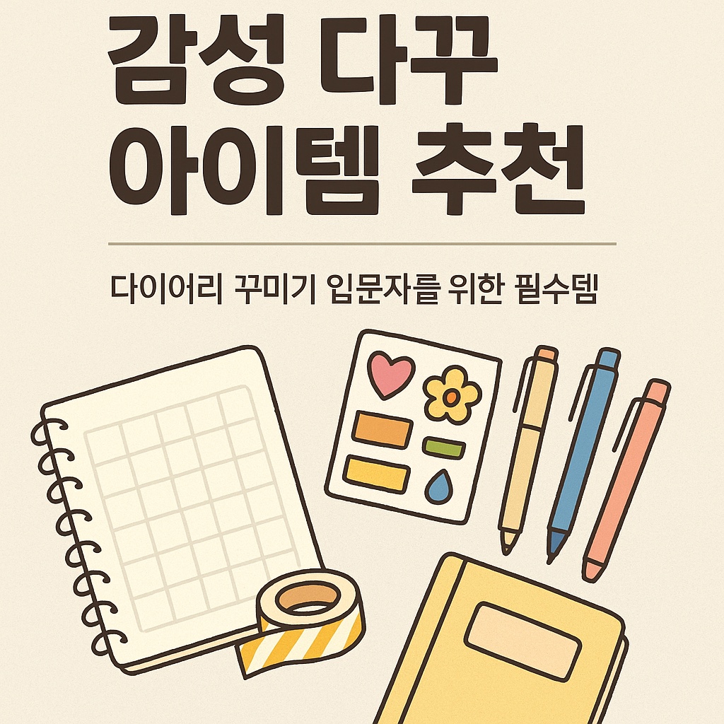 감성 다꾸 아이템 추천