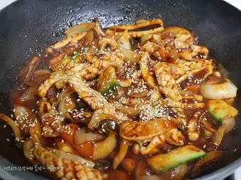 오징어 볶음 맛있게 만드는법과 밥도둑 레시피_15