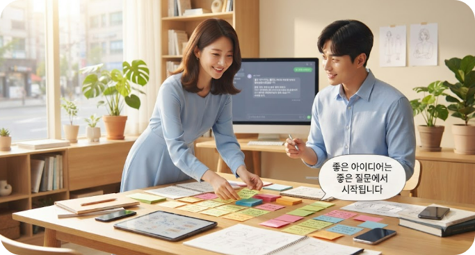 ChatGPT로 콘텐츠와 사업 아이디어를 만드는 스마트 브레인스토밍