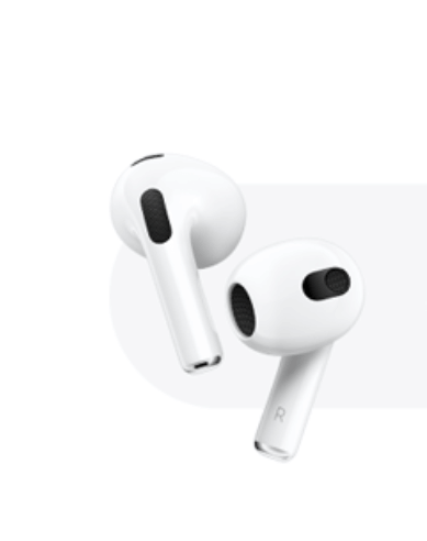 에어포드 옆으로 엊갈린 모습