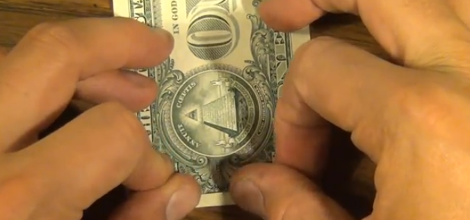 지폐나 달러로 선물 접는과정