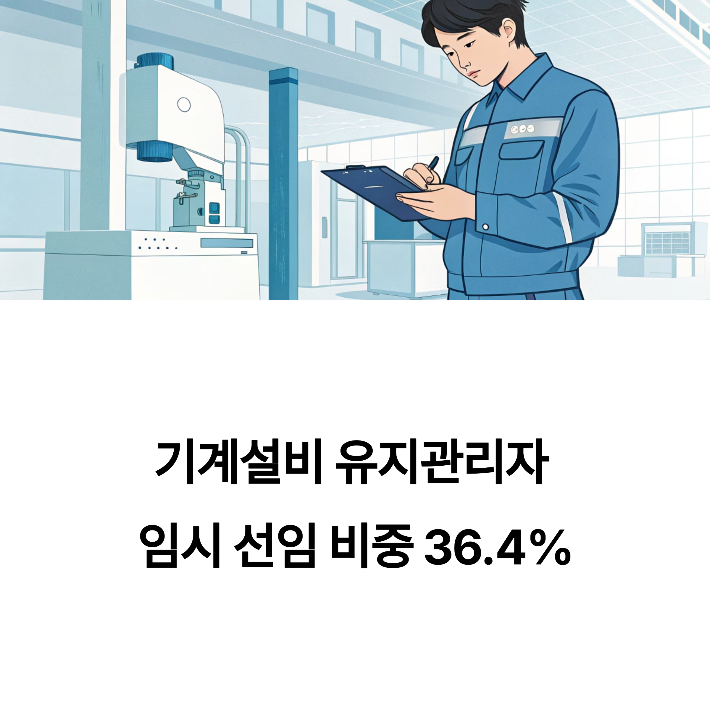 기계설비 유지관리자 임시 선임