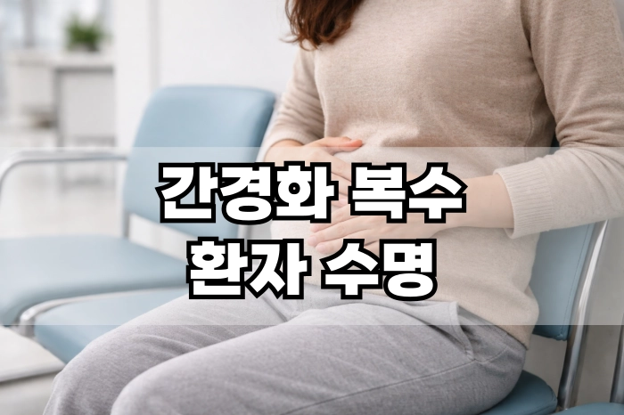 간경화 복수 환자 수명