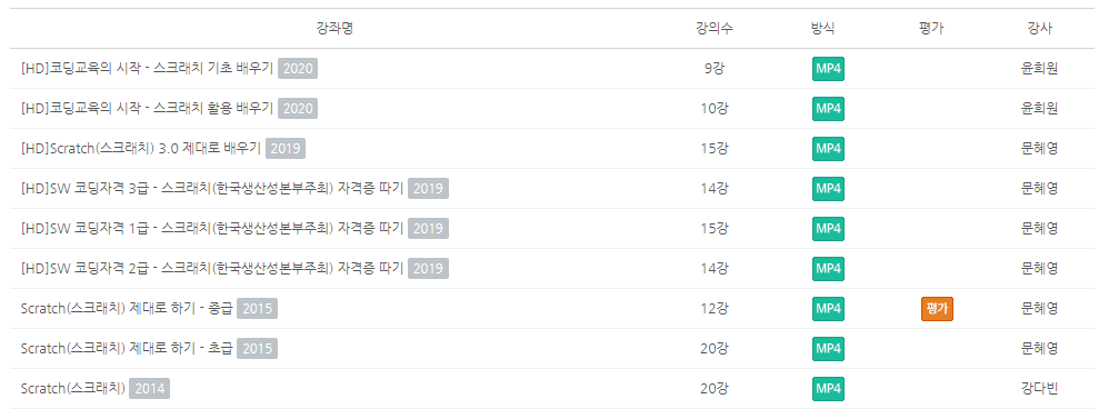 기타 스크래치 코딩 강의