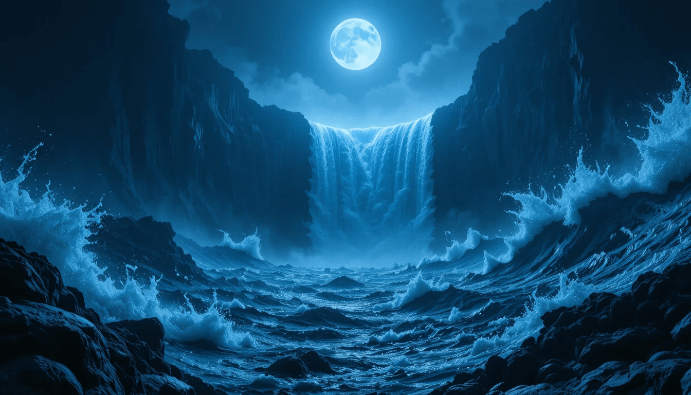 사주 오행중 물의 기운이 많은 사주의 참고이미지