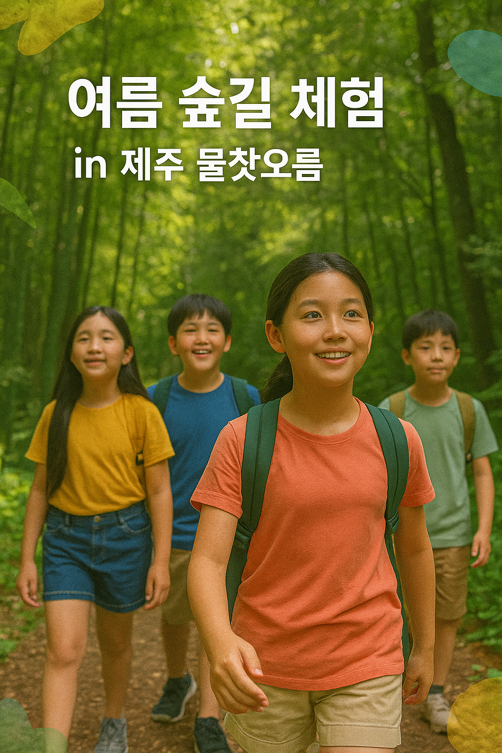 제주 물찻오름 여름 숲길 오름교육, 생태체험학습