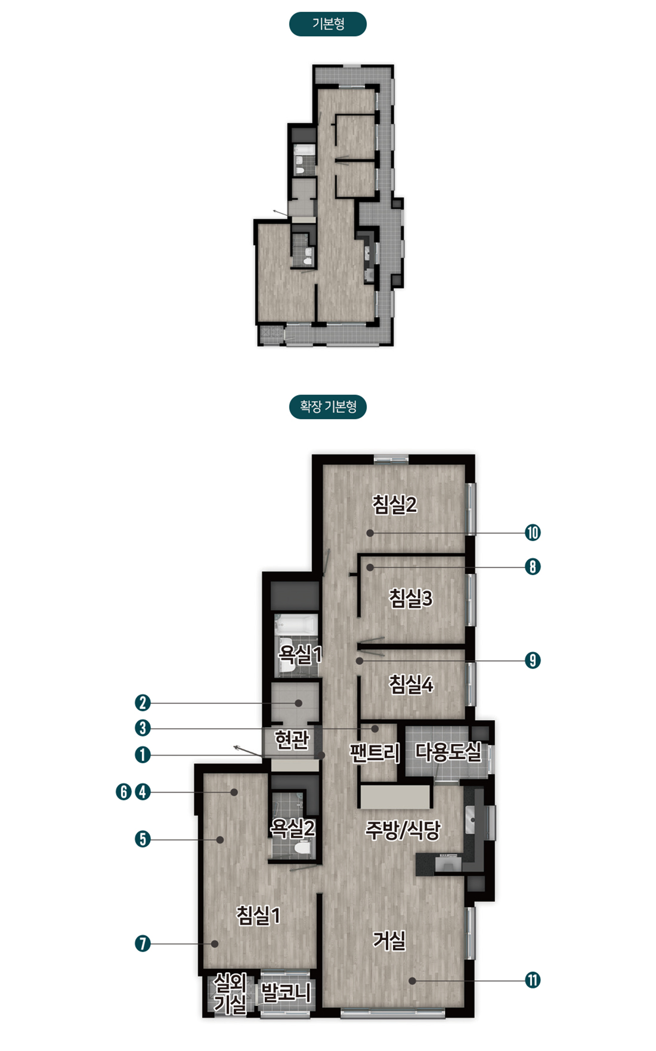 동탄-파크릭스-97Btype-평면도