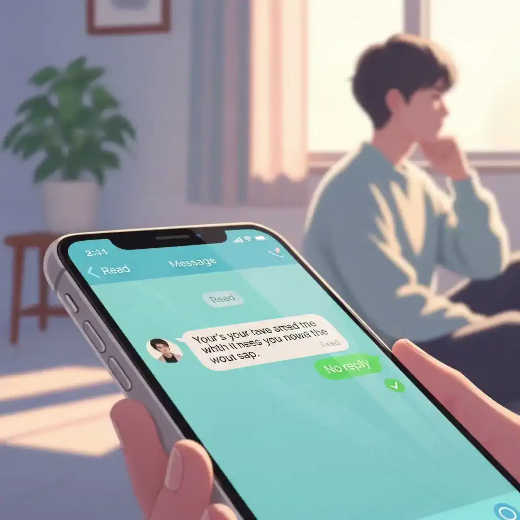 읽음 후 답장 고민