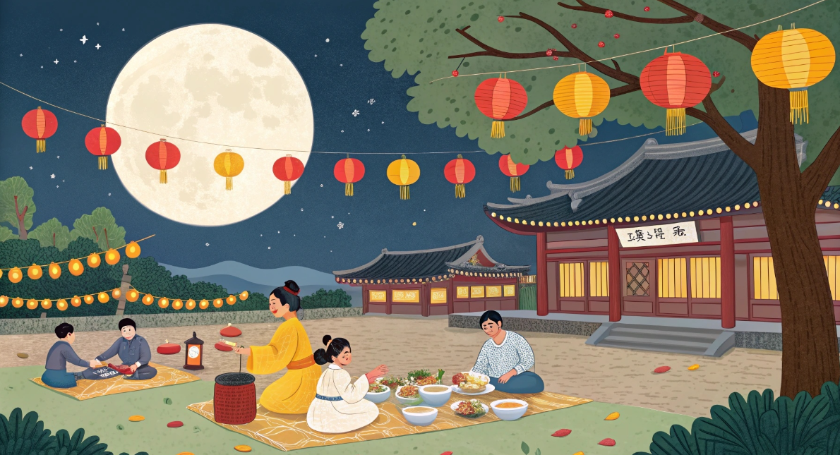 정월대보름 및 음식 풍습 관련 이미지