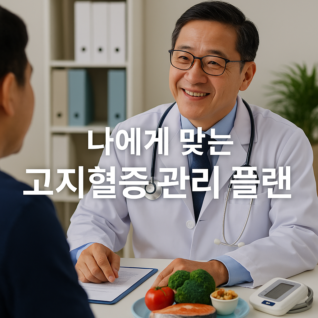 나에게 맞는 고지혈증 관리 플랜