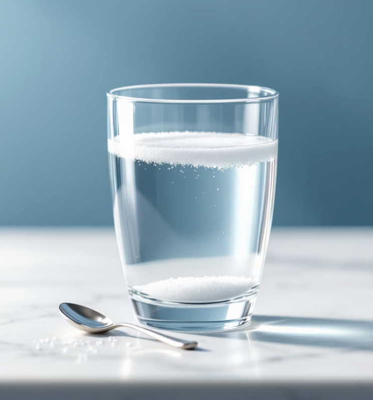 첫 번째 응급처치 : 소금물 가글