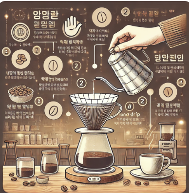 핸드드립 커피, 전문가처럼 내리는 법 (원두, 물줄기, 추출 시간까지) 관련 사진