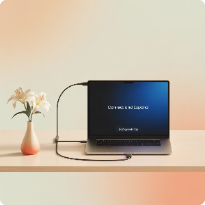 노트북 외부 모니터 연결 방법 이미지