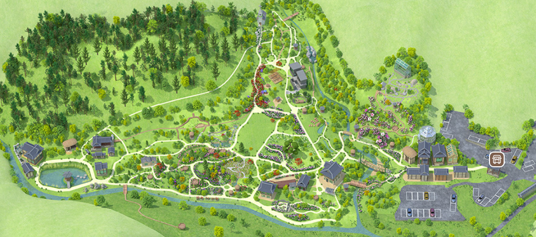 아침고요수목원 지도 사진