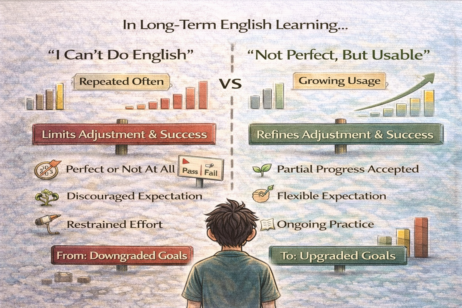 왜 장기 학습에서 “나는 영어를 못한다”라는 인식이 먼저 바뀌어야 하는가