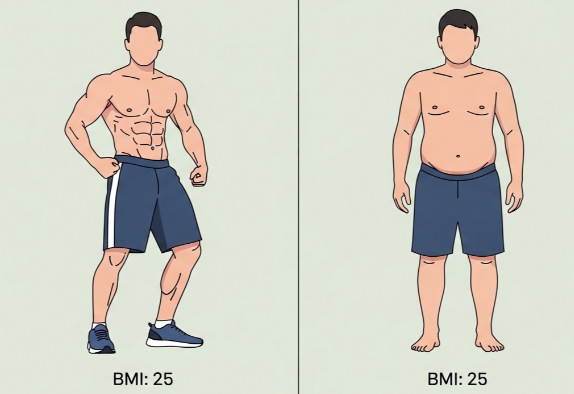 같은 수치 다른 체질