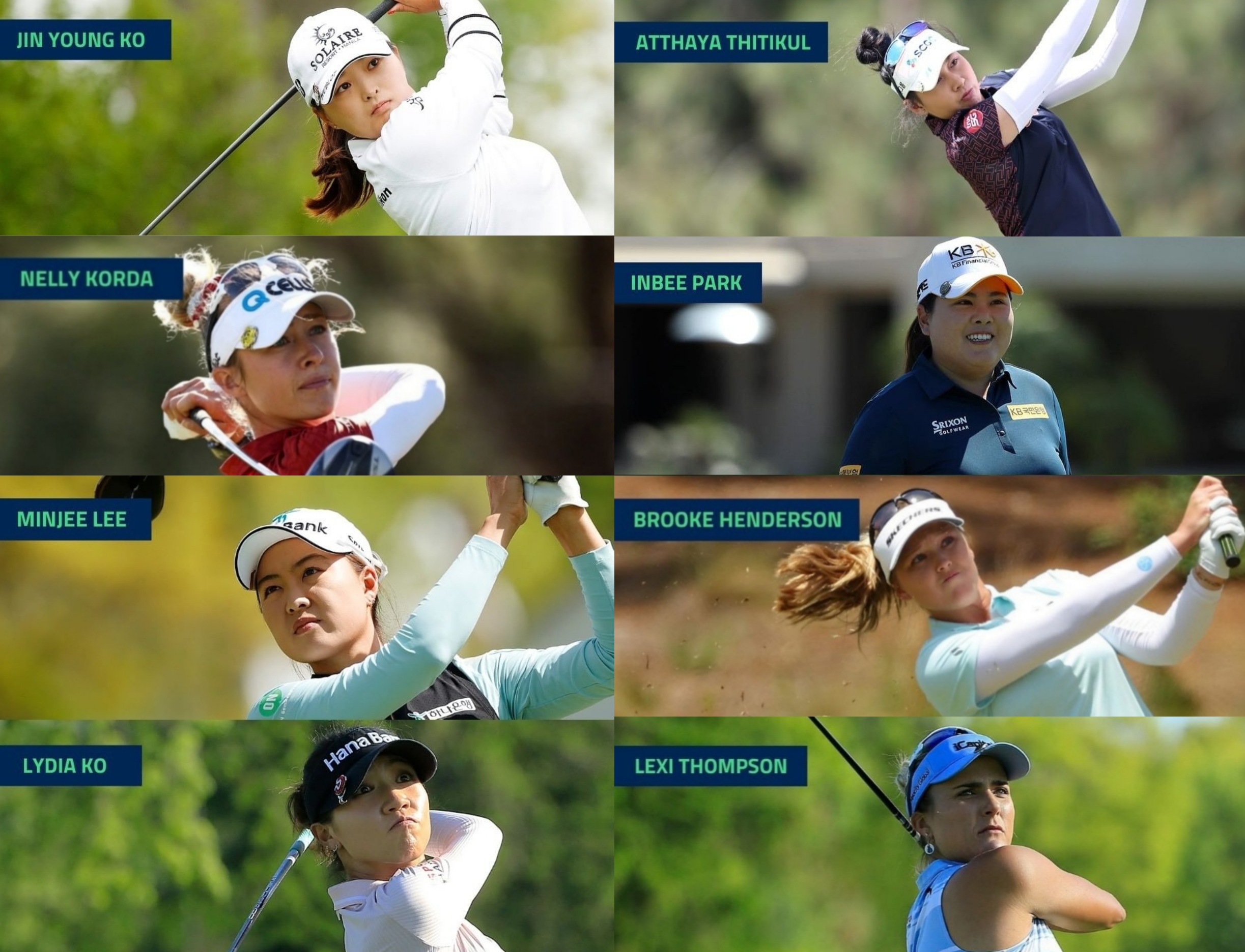 KPMG 위민스 PGA 챔피언십 주요 출전선수