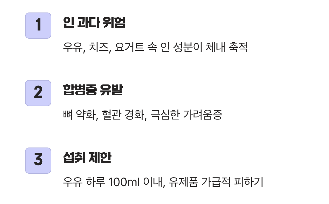 하얀 유혹, 우유와 유제품