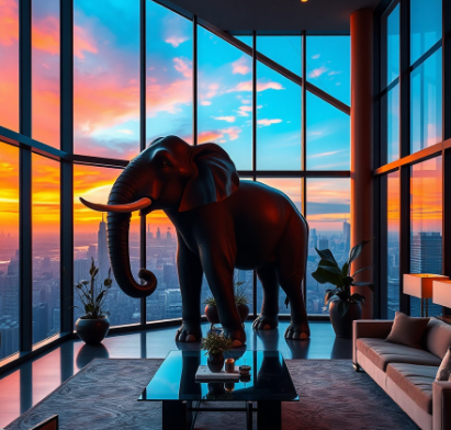 펜트하우스 코끼리 영화그림