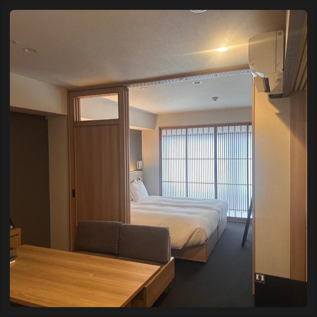 미마루 교토 신마치 산조 객실 내부